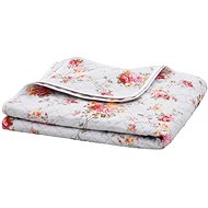 Quilt multicolour 230 × 260 cm quilted ultrasonic textile - Duvet 