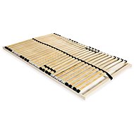Slatted bed frame with 28 slats 7 zones 100 × 200 cm - Bed Base