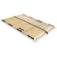 Slatted bed frame with 28 slats 7 zones 140 × 200 cm - Bed Base