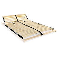 Slatted bed frame with 28 slats 7 zones 100 × 200 cm - Bed Base