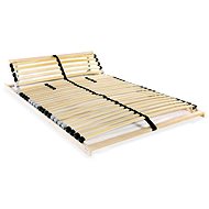 Slatted bed frame with 28 slats 7 zones 140 × 200 cm - Bed Base
