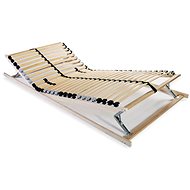 Slatted bed frame with 28 slats 7 zones 80 × 200 cm - Bed Base