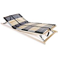 Slatted bed frame with 42 slats 7 zones 90 × 200 cm - Bed Base