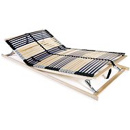 Slatted bed frame with 42 slats 7 zones 100 × 200 cm - Bed Base
