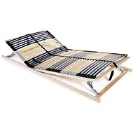 Slatted bed frame with 42 slats 7 zones 120 × 200 cm - Bed Base