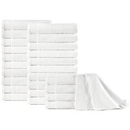Towels 25 pcs cotton 350 g\m2 50 × 100 cm white - Towel