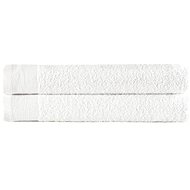 Towels 2 pcs cotton 450 g\m2 50 × 100 cm white - Towel