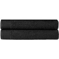 Towels 2 pcs cotton 450 g\m2 50 × 100 cm black - Towel