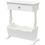 Magazine stand Melrose white - Magazine Rack