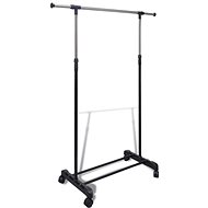 Adjustable clothes rack 4 castors 2 wardrobe poles - Clothes Hanger