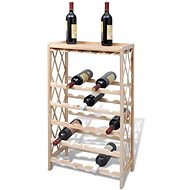 Wine rack for 25 bottles solid fir wood - Wine Stand