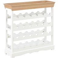 Wine rack white 70 × 22,5 × 70,5 cm MDF - Wine Stand