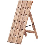 Wine rack for 15 bottles 26x50x70cm solid recycled wood - Wine Stand
