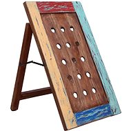 Wine rack for 15 bottles 47x28x78cm solid recycled wood - Wine Stand