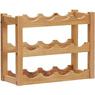 Wine rack for 12 bottles 47 × 21 × 36 cm solid oak - Wine Stand