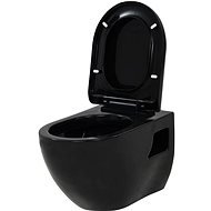 Hanging toilet ceramic black - Toilet Bowl
