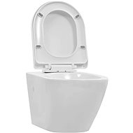 Hanging toilet without rim ceramic white - Toilet Bowl