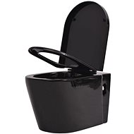 Hanging toilet ceramic black - Toilet Bowl