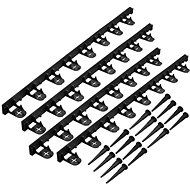 Nature Garden edging and anchor pins black - Lawn Edging