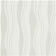 4 pcs non-woven wallpaper rolls white 0,53 × 10 m wool - Wallpaper
