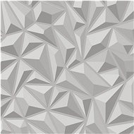 4 pcs non-woven wallpaper roll white 0,53 × 10 m graphic - Wallpaper