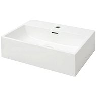 Washbasin ceramic white 51,5x38,5x15 cm - Washbasin
