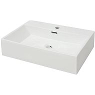 Washbasin ceramic white 60,5x42,5x14,5 cm - Washbasin