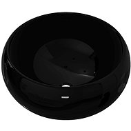 Ceramic washbasin round black 40 × 15 cm - Washbasin