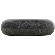 Washbasin 40 × 12 cm marble black - Washbasin