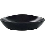 Washbasin 58,5 × 39 × 14 cm ceramic black - Washbasin