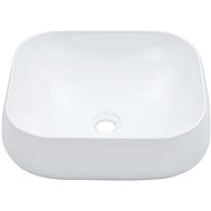 Washbasin 44,5 × 39,5 × 14,5 cm ceramic white - Washbasin