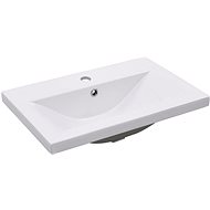 Built-in washbasin 61 × 39,5 × 18,5 cm ceramic white - Washbasin
