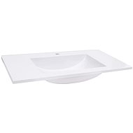 Built-in washbasin 800 × 460 × 130 mm SMC white - Washbasin