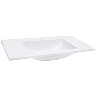 Built-in washbasin 900 × 460 × 130 mm SMC white - Washbasin