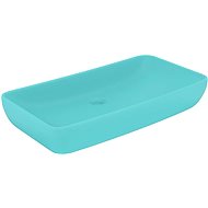 Luxury rectangular washbasin matt light green 71 × 38 cm - Washbasin