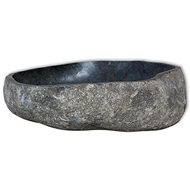 Oval river stone washbasin 30-37 cm - Washbasin