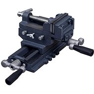 Manually operated machine vice under drill cross 70 mm - Vice