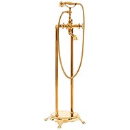 Freestanding bath mixer stainless steel 99,5 cm gold - Tap