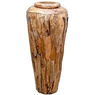 Decorative vase 40 × 80 cm solid teak wood - Vase