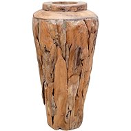 Decorative vase 40 × 60 cm solid teak wood - Vase