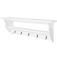 Coat rack MDF white, baroque style - Coat Hanger