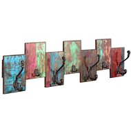Hanger with 7 hooks solid recycled wood - Coat Hanger