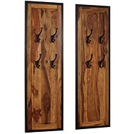 Hangers 2 pcs solid sheesham wood - Coat Hanger