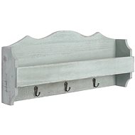 Wall hanger green 50 × 10 × 23 cm wood - Coat Hanger