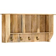 Wall hanger 70 × 20 × 36 cm solid mangrove wood - Coat Hanger