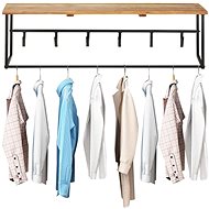 Live edge hanger 100 × 34 × 38 cm solid acacia wood - Coat Hanger