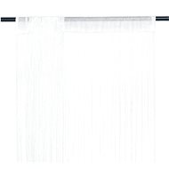 String curtains, 2 pcs, 100x250 cm, white - Drape