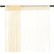 String curtains, 2 pcs, 100x250 cm, cream - Drape