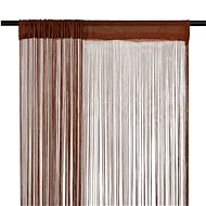 String curtains, 2 pcs, 140x250 cm, brown - Drape