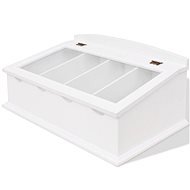 Cutlery tray MDF white, baroque style - Organiser